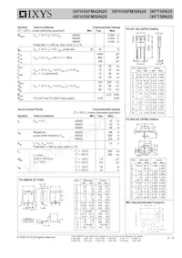 IXFT50N20 Datasheet Page 2