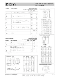 IXFT80N20Q Datasheet Page 2