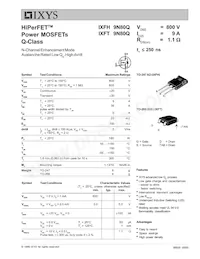 IXFT9N80Q數據表 封面