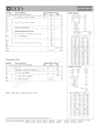 IXFX26N120P Datasheet Page 2