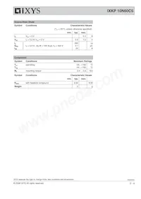 IXKP10N60C5 Datasheet Page 2
