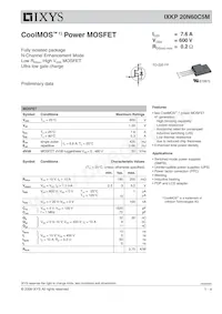 IXKP20N60C5M Datasheet Cover