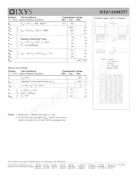 IXTA130N10T7 Datasheet Page 2