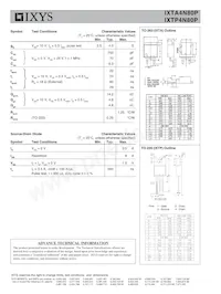 IXTA4N80P Datasheet Page 2