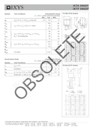 IXTA5N60P Datasheet Page 2