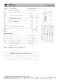 IXTH160N15T Datasheet Page 2