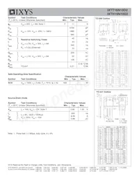 IXTH16N10D2 Datenblatt Seite 2