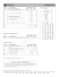 IXTH2N150L Datenblatt Seite 2