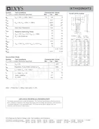 IXTH420N04T2 Datasheet Page 2