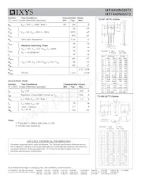IXTH440N055T2 Datasheet Page 2