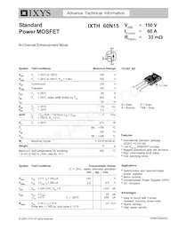 IXTH60N15數據表 封面