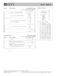 IXTH60N15 Datasheet Page 2