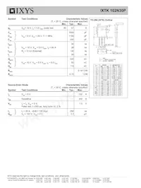 IXTK102N30P Datasheet Page 2