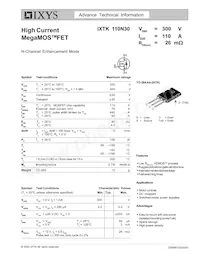 IXTK110N30 Datenblatt Cover