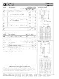 IXTK46N50L數據表 頁面 2