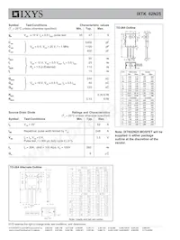 IXTK62N25 Datasheet Page 2