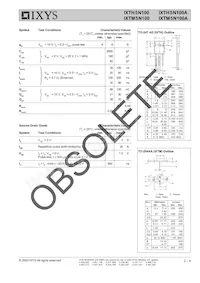 IXTM5N100A Datasheet Page 2