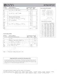 IXTN210P10T Datasheet Page 2