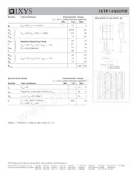 IXTP14N60PM Datasheet Page 2
