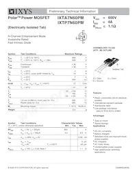 IXTP7N60PM Datasheet Cover