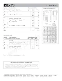 IXTR120P20T Datasheet Pagina 2