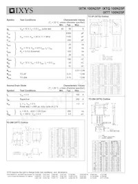 IXTT100N25P Datenblatt Seite 2