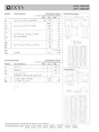 IXTT120N15P Datasheet Page 2