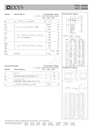 IXTT24P20 Datasheet Page 2