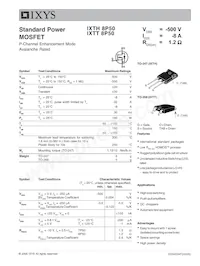 IXTT8P50 Datasheet Copertura