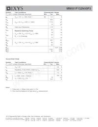 MMIX1F132N50P3 Datasheet Page 2