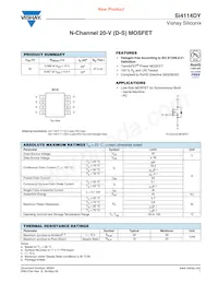 SI4114DY-T1-E3 Datasheet Cover