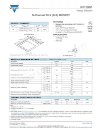 SI7170DP-T1-GE3 Datasheet Cover