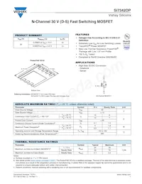 SI7342DP-T1-GE3 Datasheet Cover