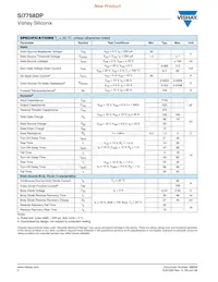 SI7758DP-T1-GE3 Datasheet Page 2