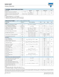 SIE812DF-T1-E3 Datasheet Pagina 2