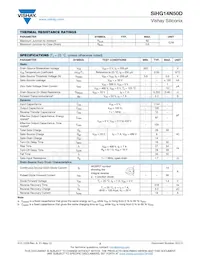 SIHG14N50D-E3 Datasheet Page 2
