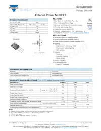 SIHG30N60E-E3 Datasheet Cover