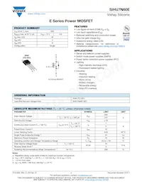 SIHU7N60E-E3 Datasheet Cover