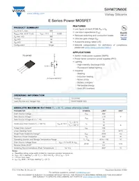 SIHW73N60E-GE3 Datasheet Cover