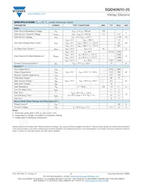 SQD40N10-25_GE3 Datasheet Page 2
