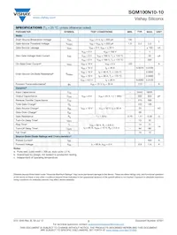 SQM100N10-10_GE3 Datasheet Page 2
