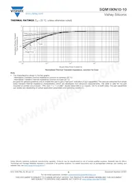 SQM100N10-10_GE3 Datasheet Page 6