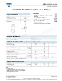 SQM120N03-1M5L_GE3 Datasheet Cover