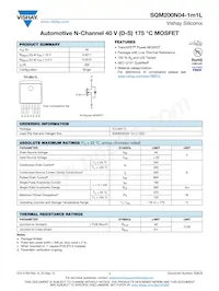 SQM200N04-1M1L_GE3 Datasheet Cover