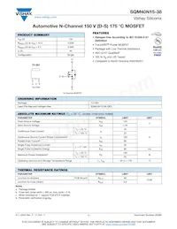 SQM40N15-38_GE3 Datasheet Cover