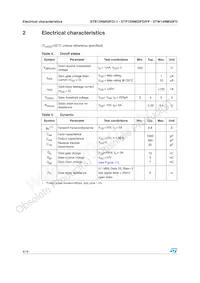STB12NM50FDT4 Datasheet Page 4