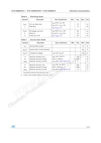 STB12NM50FDT4 Datasheet Page 5