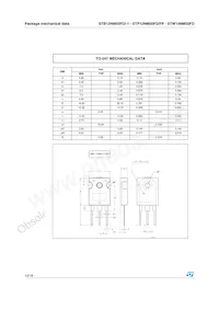 STB12NM50FDT4數據表 頁面 12