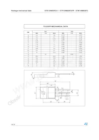 STB12NM50FDT4數據表 頁面 14