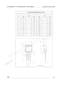 STB12NM50FDT4數據表 頁面 15